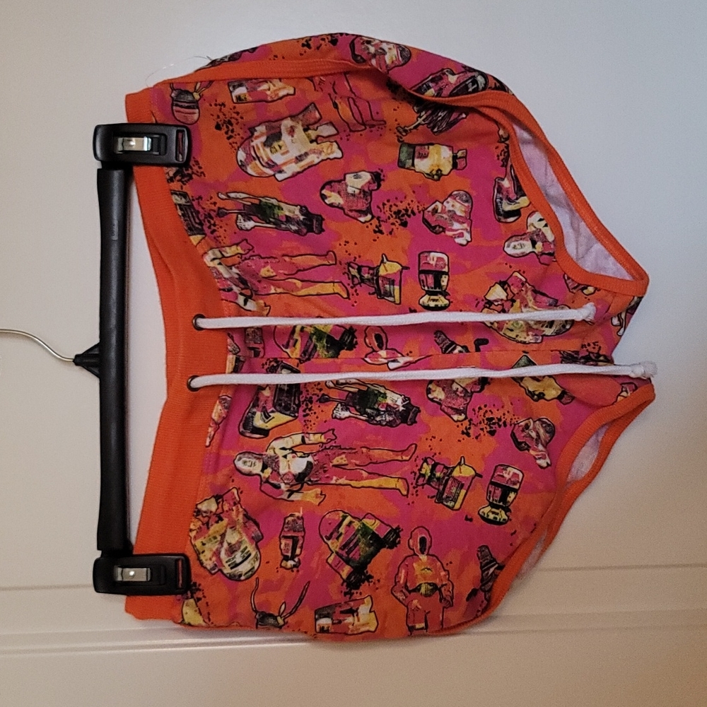 Disney Star Wars pink and orange pajama shorts